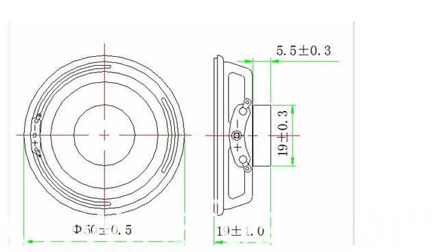 Fbs5019 Hot Sell Mylar Speaker Voice Communication Speaker (FBELE)